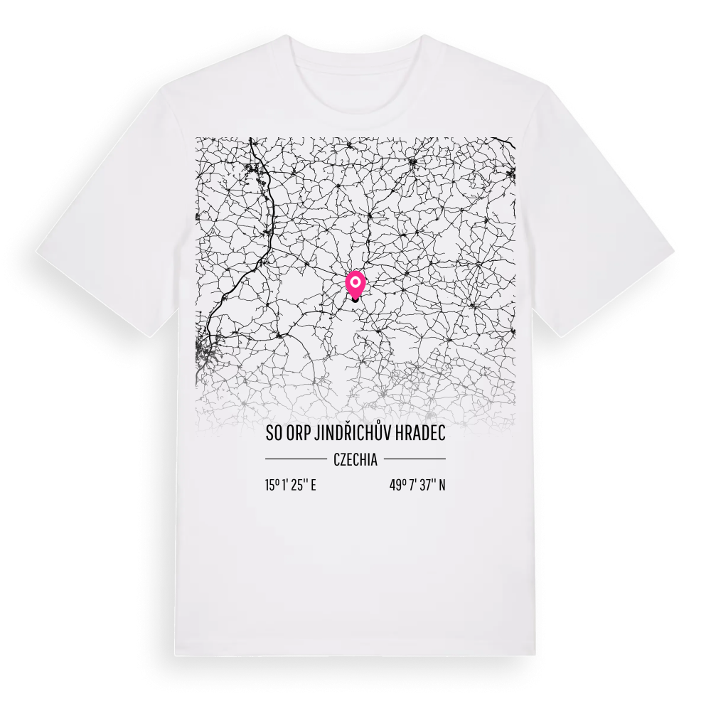 SO ORP Jindřichův Hradec karta t-shirt – White, i miljö