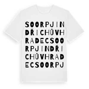 SO ORP Jindřichův Hradec ordlek t-shirt – ekologisk bomull t-shirt från Pinshirt