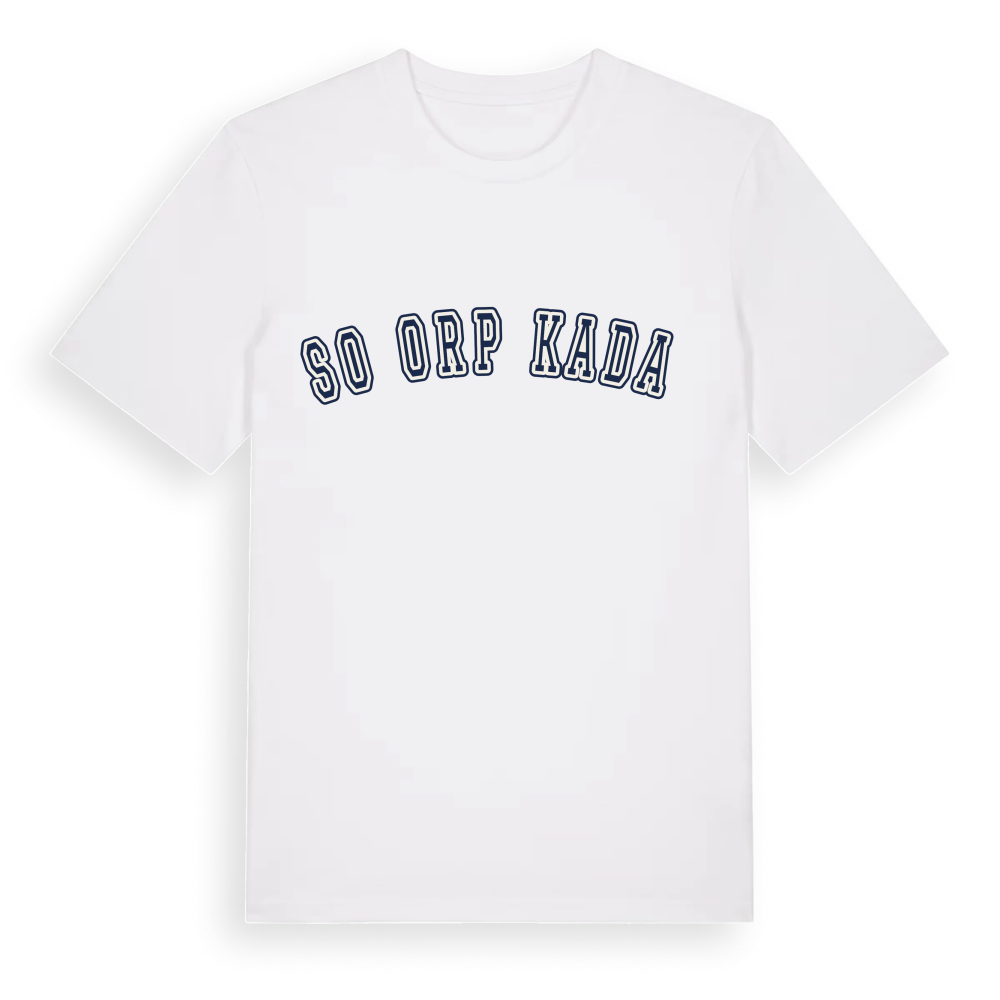 SO ORP Kadaň college t-shirt – White, i miljö