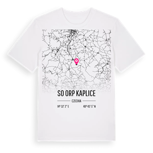 SO ORP Kaplice karta t-shirt – ekologisk bomull t-shirt från Pinshirt