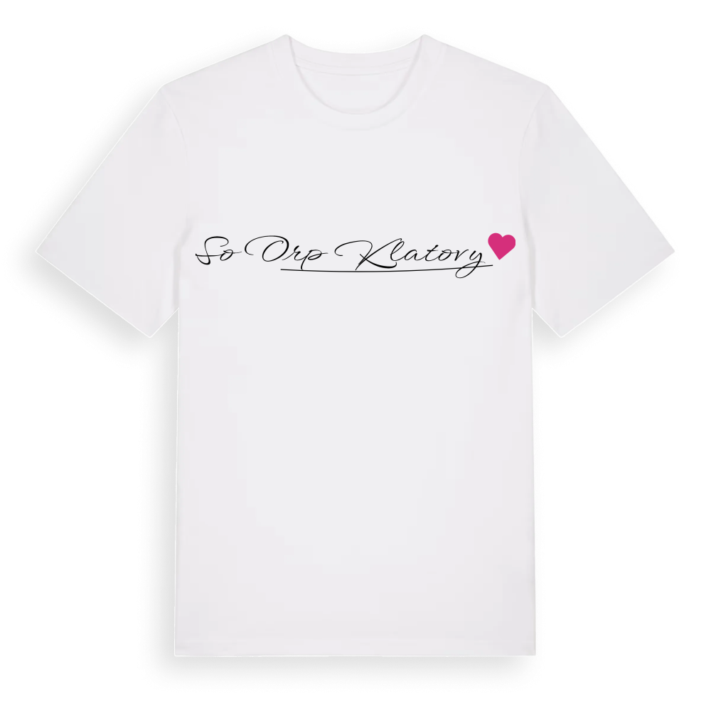 SO ORP Klatovy hjärta t-shirt – White, i miljö