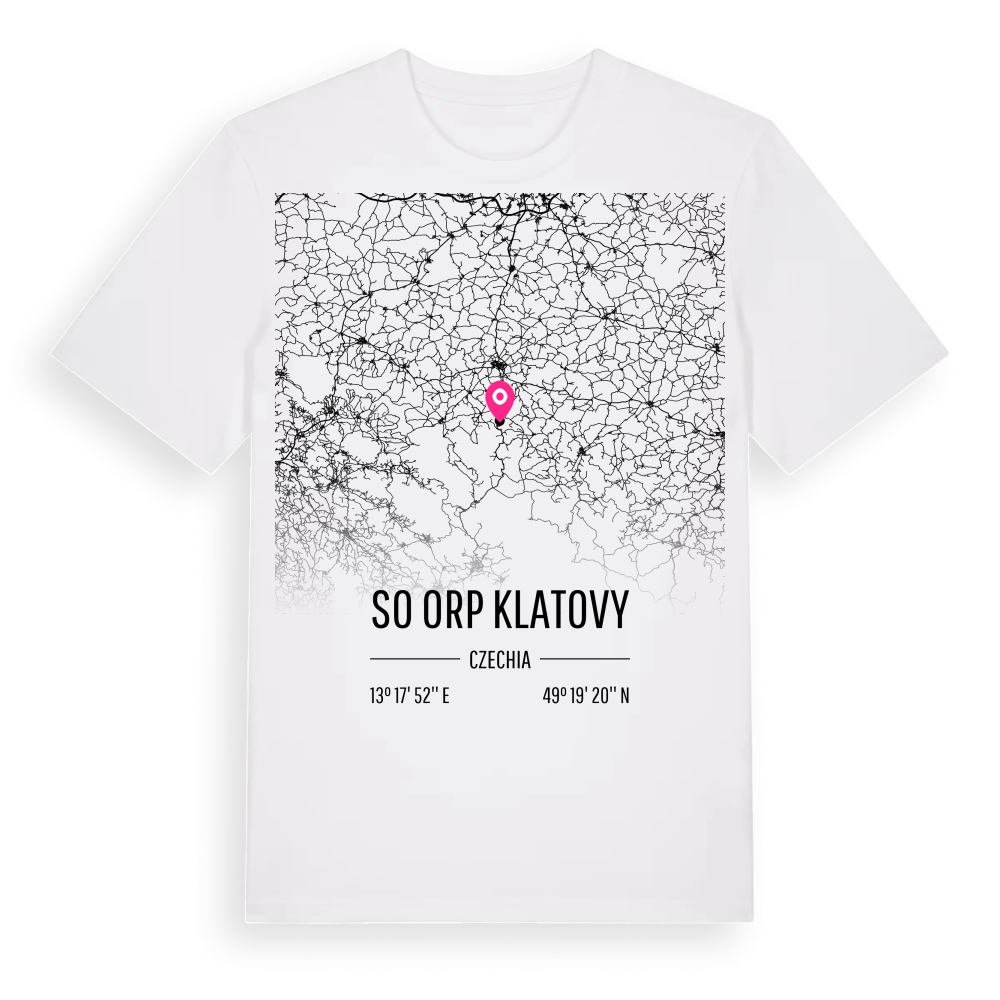 SO ORP Klatovy karta t-shirt – White, i miljö