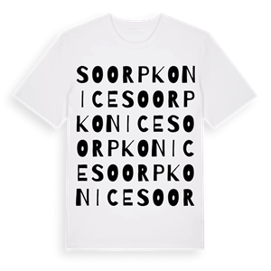 SO ORP Konice ordlek t-shirt – ekologisk bomull t-shirt från Pinshirt