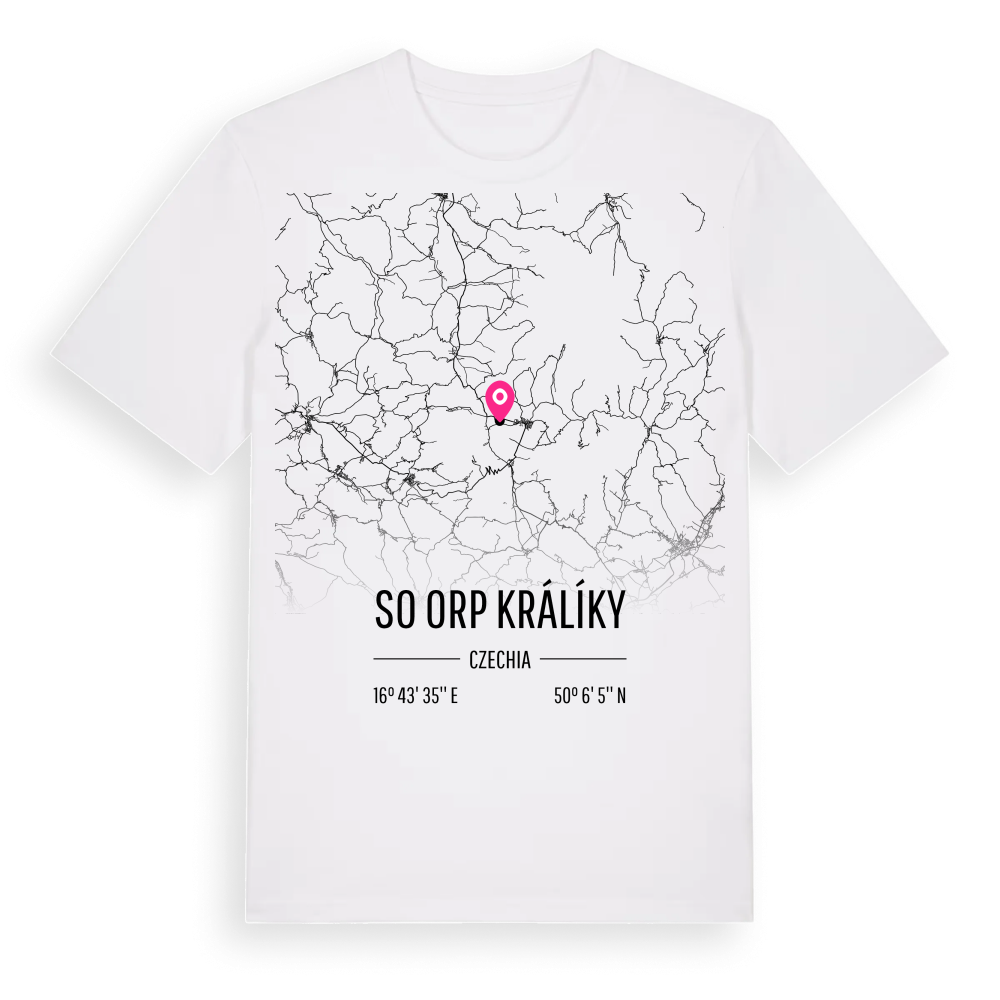 SO ORP Králíky karta t-shirt – White, i miljö