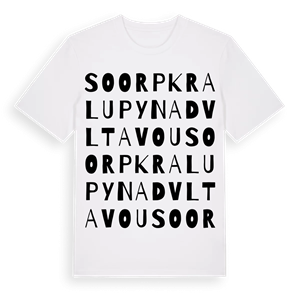 SO ORP Kralupy nad Vltavou ordlek t-shirt – ekologisk bomull t-shirt från Pinshirt