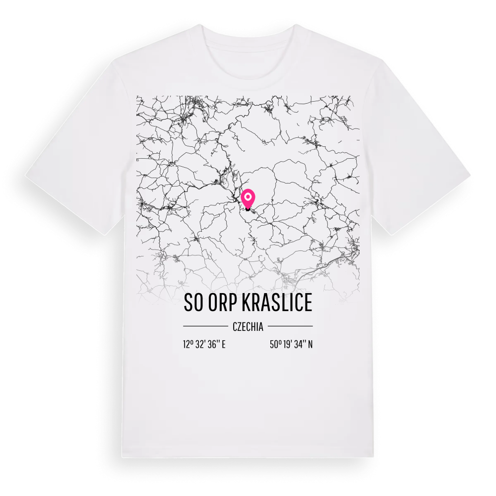 SO ORP Kraslice karta t-shirt – White, i miljö