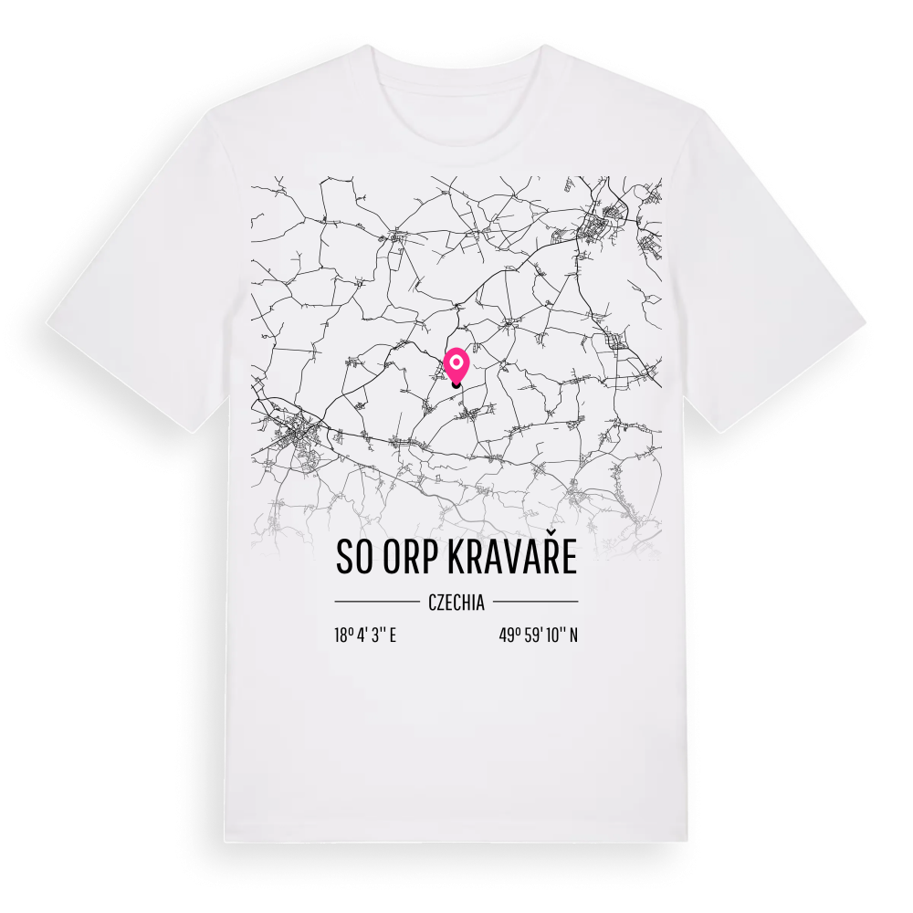 SO ORP Kravaře karta t-shirt – White, i miljö