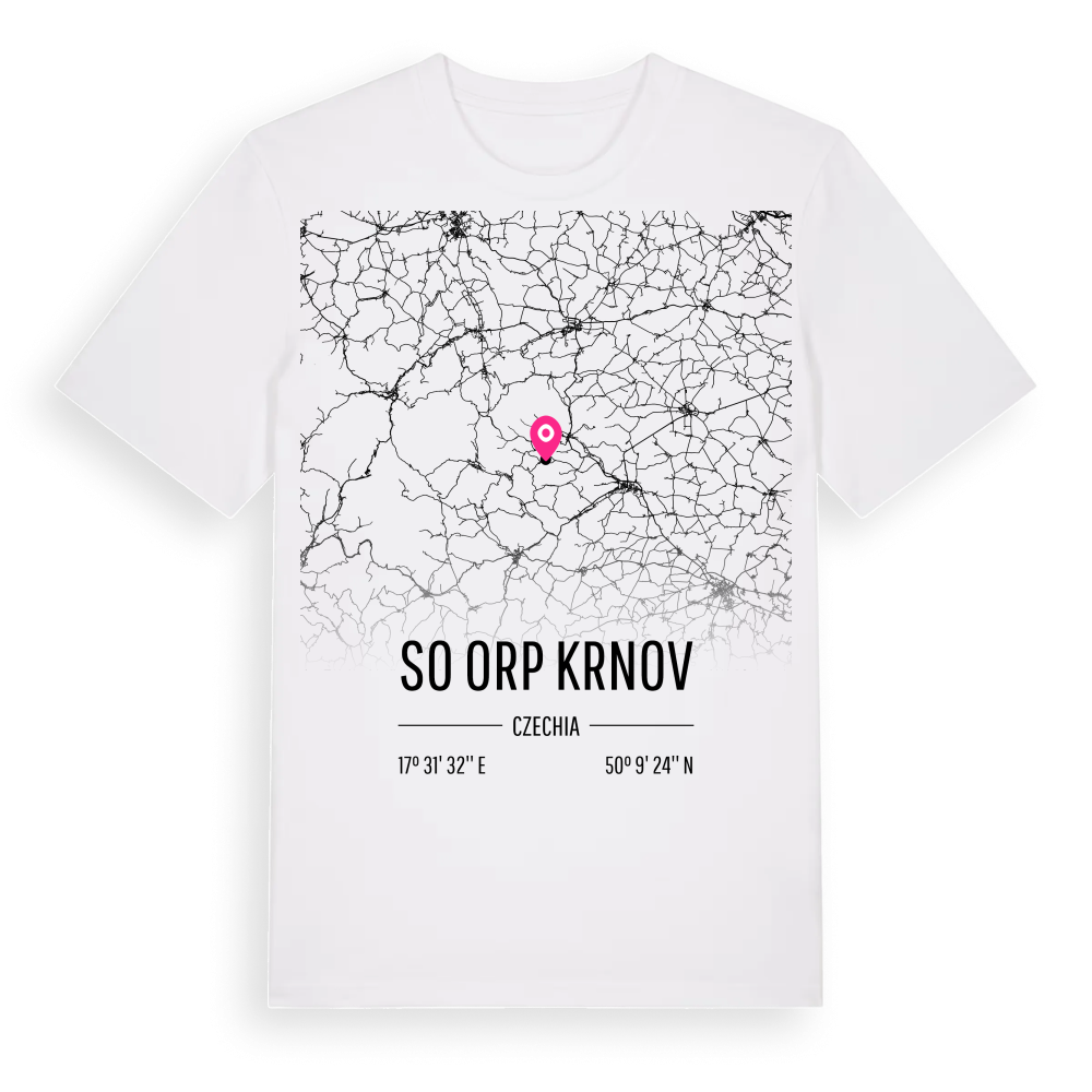 SO ORP Krnov karta t-shirt – White, i miljö