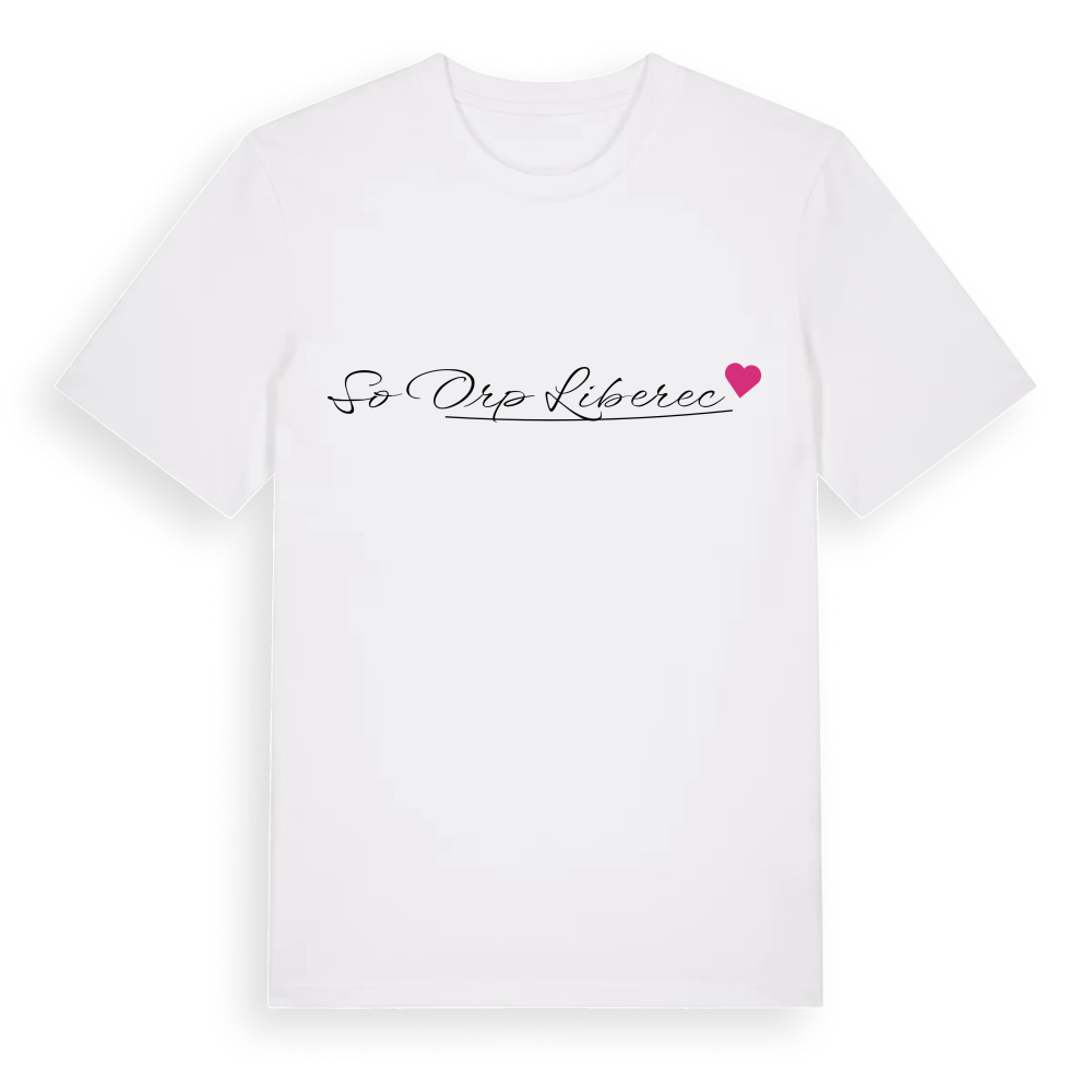 SO ORP Liberec hjärta t-shirt – White, i miljö