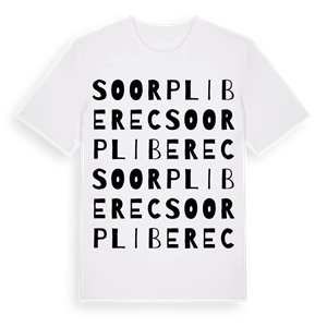 SO ORP Liberec ordlek t-shirt – ekologisk bomull t-shirt från Pinshirt
