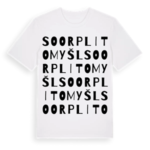 SO ORP Litomyšl ordlek t-shirt – ekologisk bomull t-shirt från Pinshirt