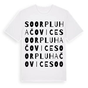 SO ORP Luhačovice ordlek t-shirt – ekologisk bomull t-shirt från Pinshirt