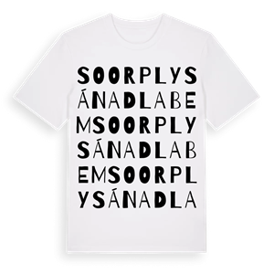 SO ORP Lysá nad Labem ordlek t-shirt – ekologisk bomull t-shirt från Pinshirt