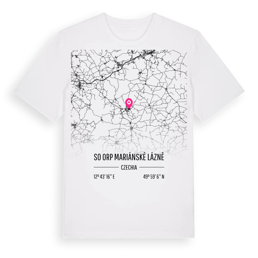 SO ORP Mariánské Lázně karta t-shirt – White, i miljö