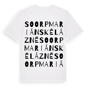 SO ORP Mariánské Lázně ordlek t-shirt – ekologisk bomull t-shirt från Pinshirt