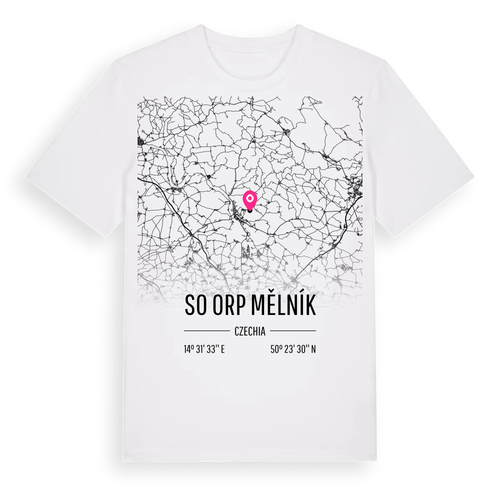 SO ORP Mělník karta t-shirt – White, i miljö