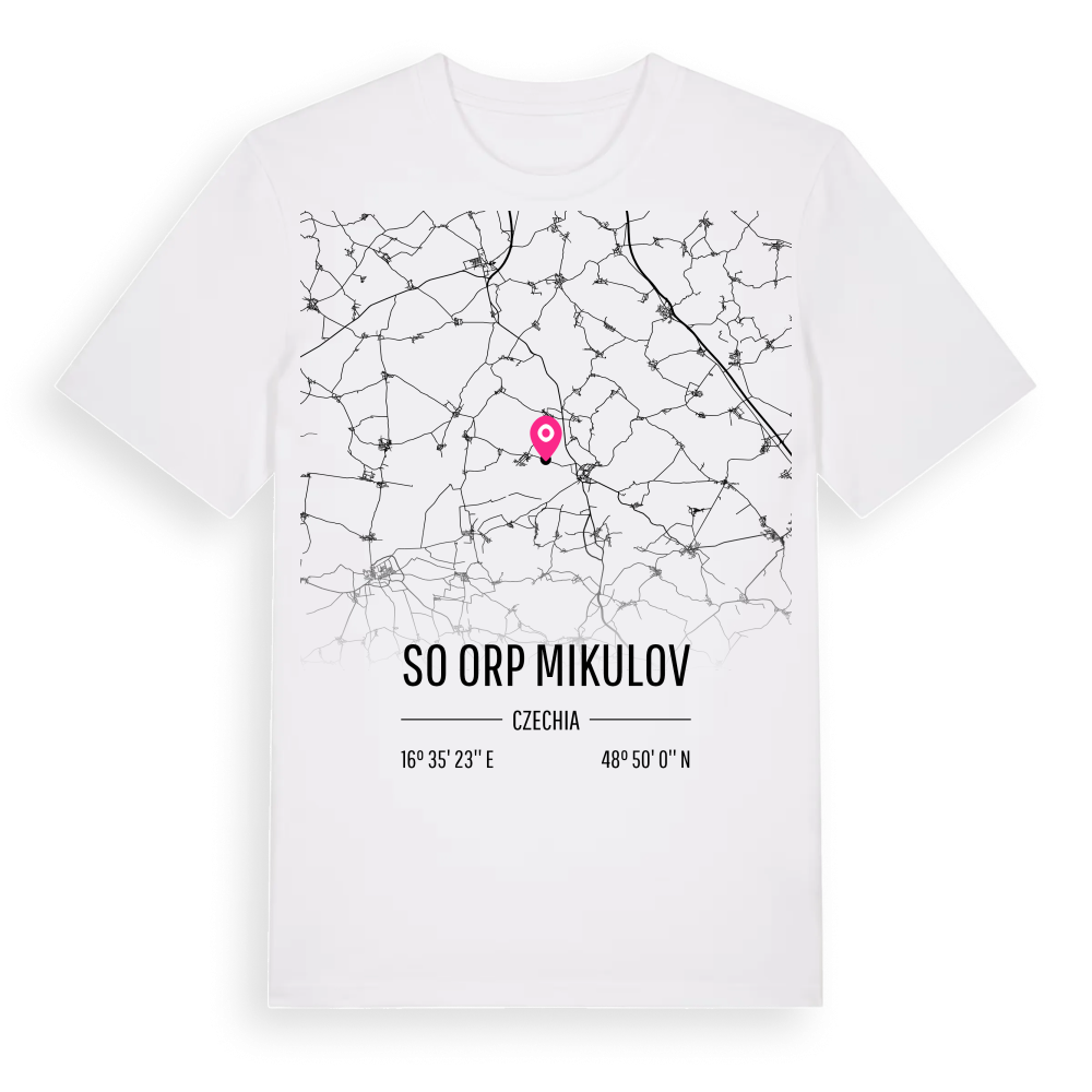 SO ORP Mikulov karta t-shirt – White, i miljö