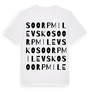 SO ORP Milevsko ordlek t-shirt – ekologisk bomull t-shirt från Pinshirt