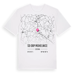SO ORP Mohelnice karta t-shirt – ekologisk bomull t-shirt från Pinshirt