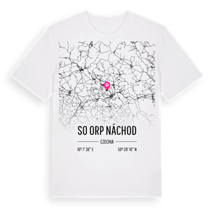 SO ORP Náchod karta t-shirt – ekologisk bomull t-shirt från Pinshirt