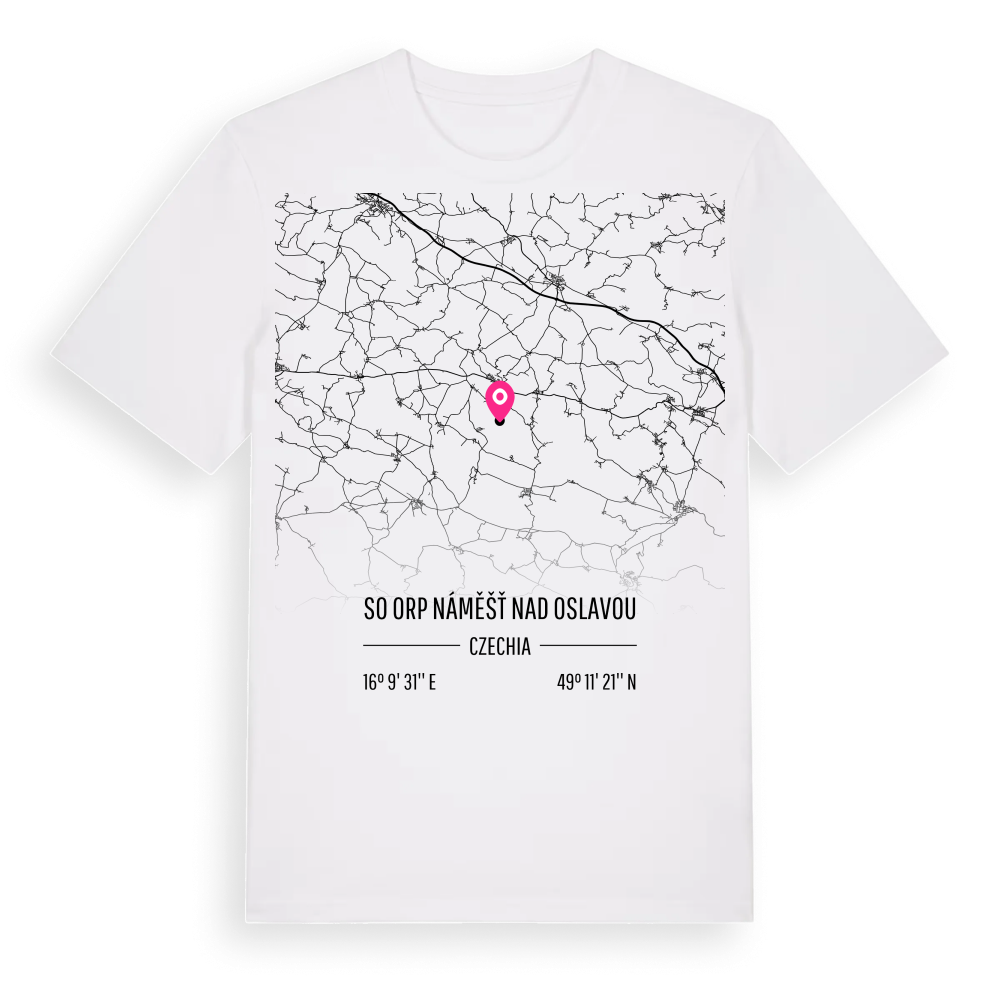 SO ORP Náměšť nad Oslavou karta t-shirt – White, i miljö