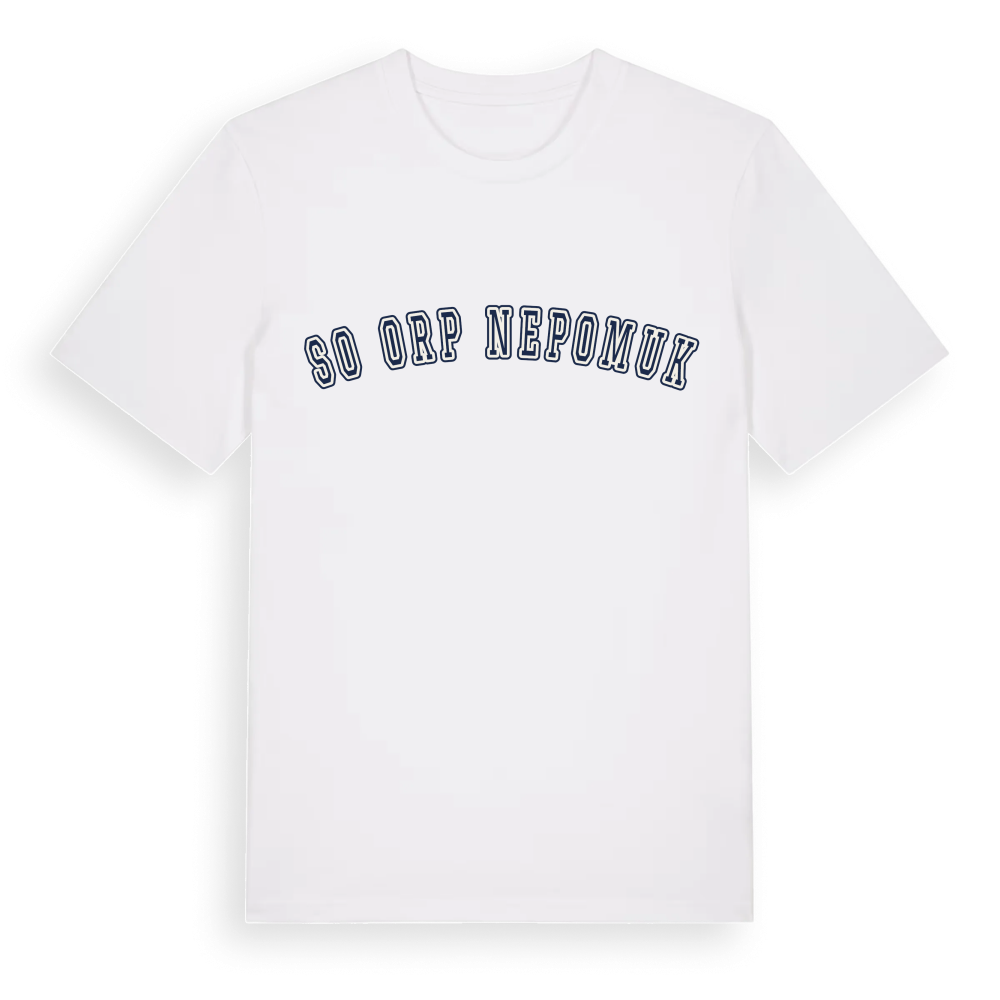 SO ORP Nepomuk college t-shirt – White, i miljö