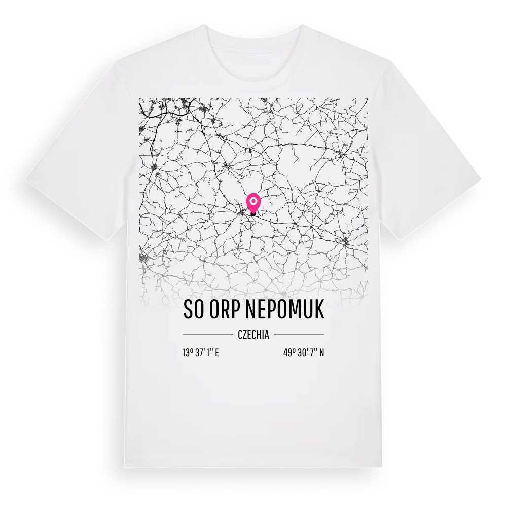 SO ORP Nepomuk karta t-shirt – White, i miljö