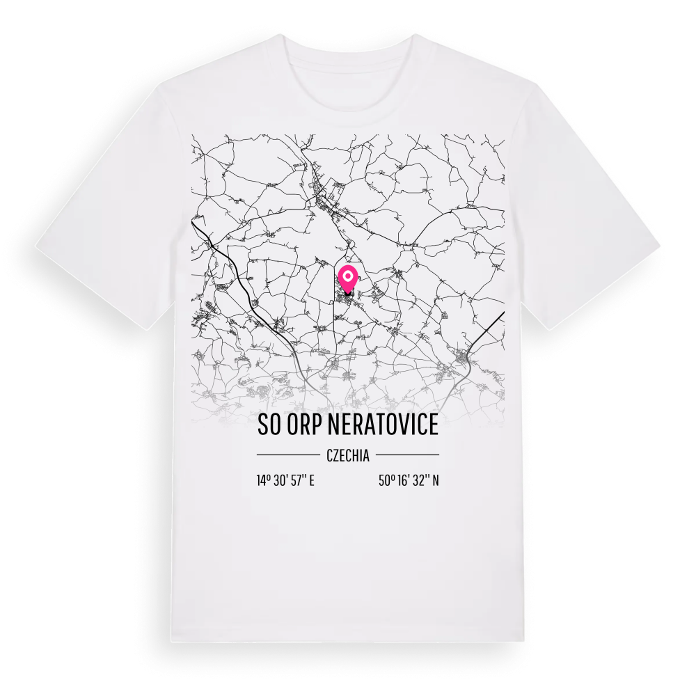SO ORP Neratovice karta t-shirt – White, i miljö