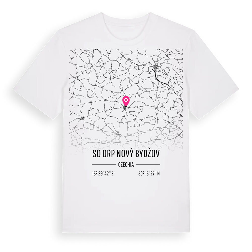 SO ORP Nový Bydžov karta t-shirt – White, i miljö