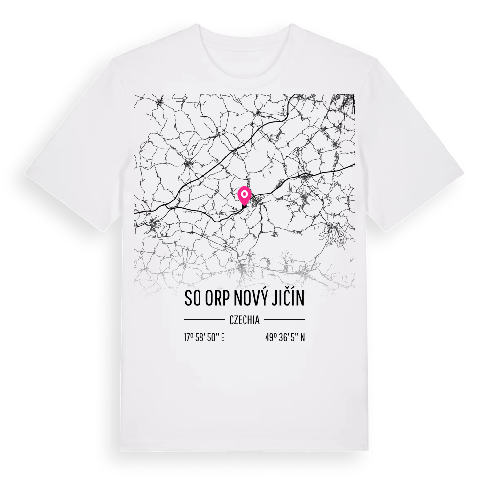 SO ORP Nový Jičín karta t-shirt – White, i miljö
