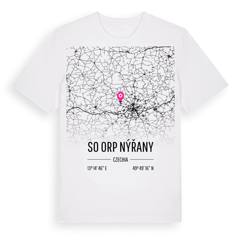 SO ORP Nýřany karta t-shirt – White, i miljö