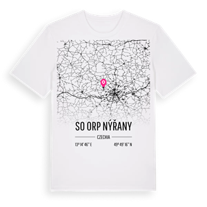 SO ORP Nýřany karta t-shirt – ekologisk bomull t-shirt från Pinshirt