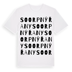 SO ORP Nýřany ordlek t-shirt – ekologisk bomull t-shirt från Pinshirt