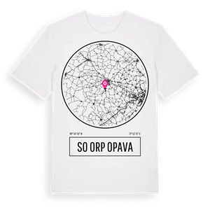 SO ORP Opava t-shirt – ekologisk bomull t-shirt från Pinshirt