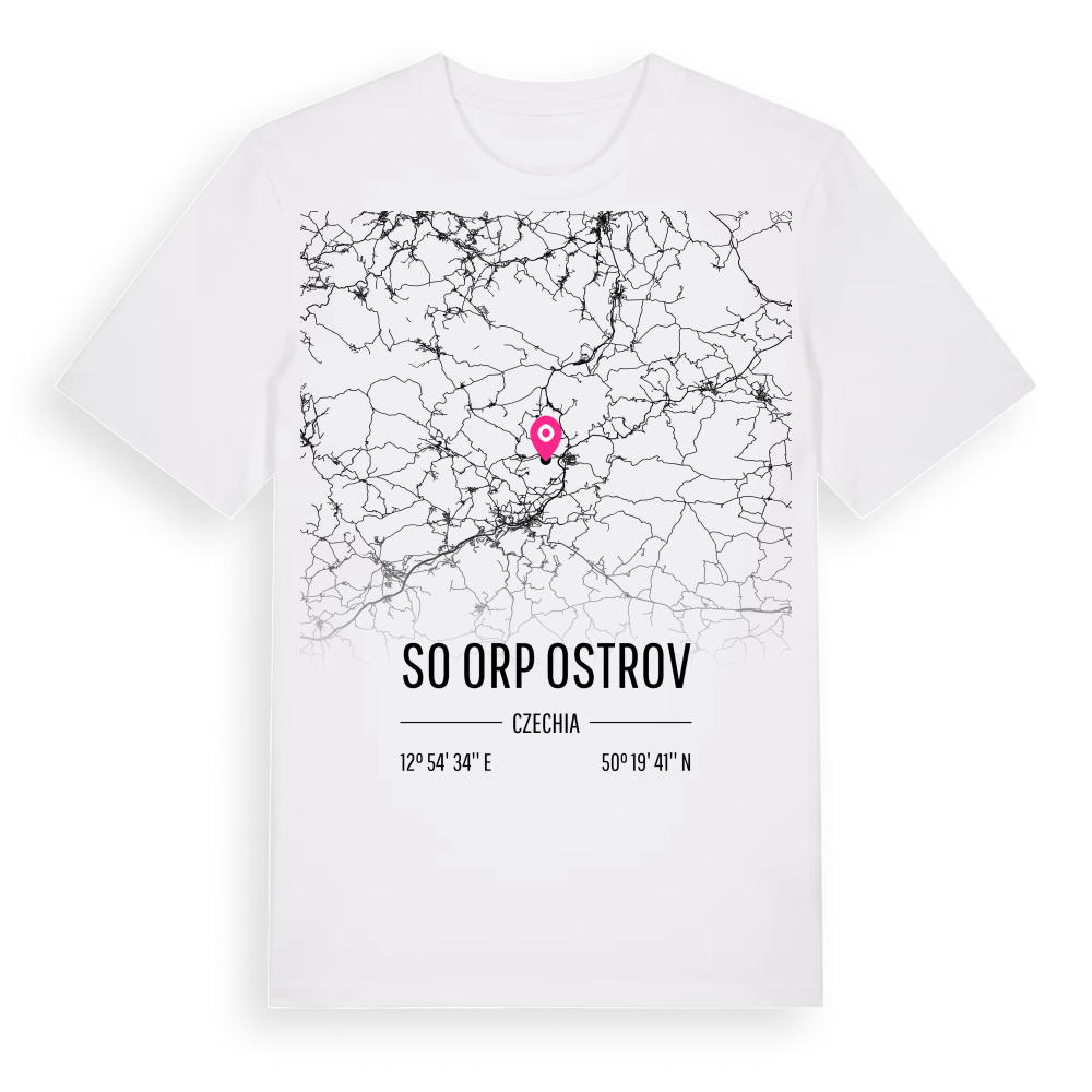 SO ORP Ostrov karta t-shirt – White, i miljö