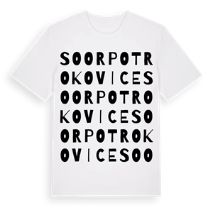 SO ORP Otrokovice ordlek t-shirt – ekologisk bomull t-shirt från Pinshirt