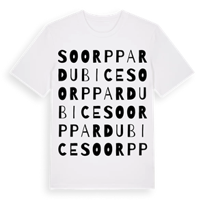 SO ORP Pardubice ordlek t-shirt – ekologisk bomull t-shirt från Pinshirt