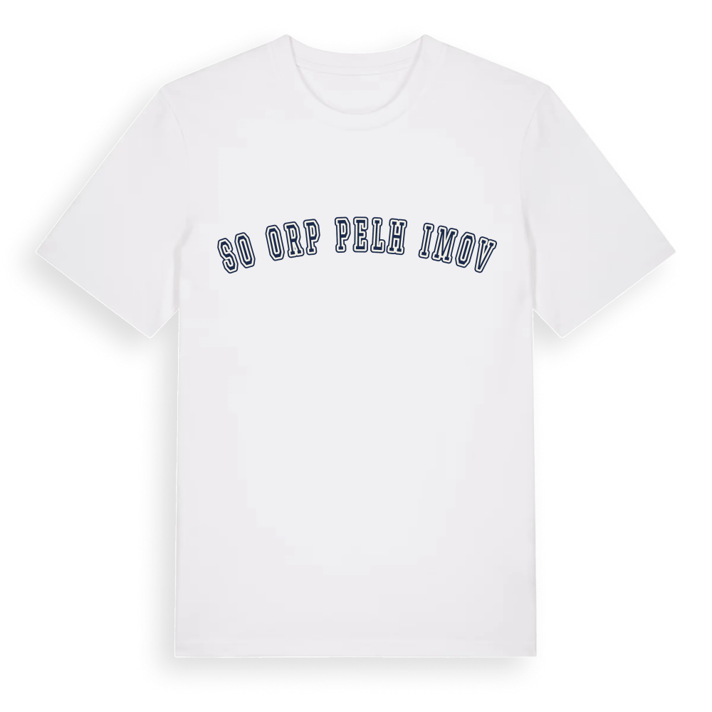 SO ORP Pelhřimov college t-shirt – White, i miljö