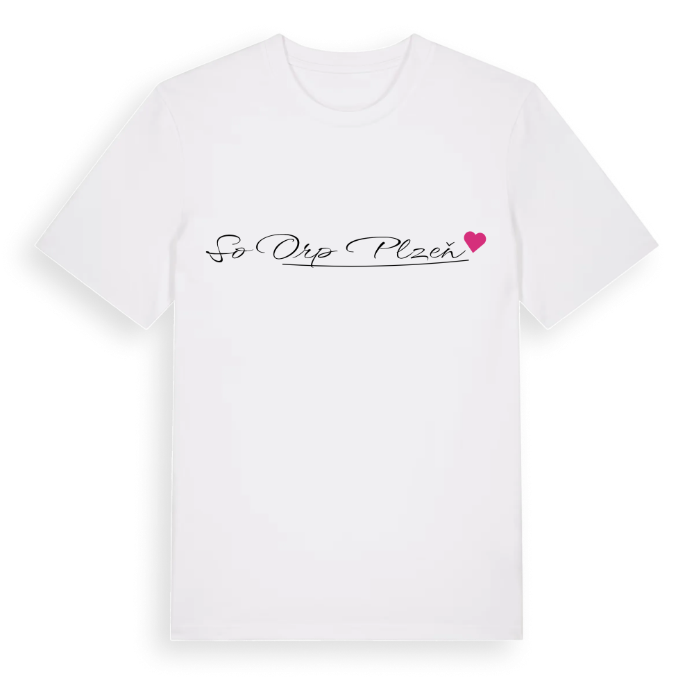 SO ORP Plzeň hjärta t-shirt – White, i miljö