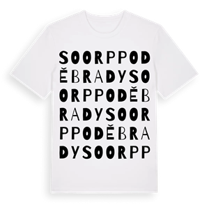 SO ORP Poděbrady ordlek t-shirt – ekologisk bomull t-shirt från Pinshirt