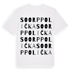 SO ORP Polička ordlek t-shirt – ekologisk bomull t-shirt från Pinshirt