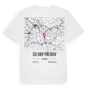 SO ORP Přerov karta t-shirt – ekologisk bomull t-shirt från Pinshirt