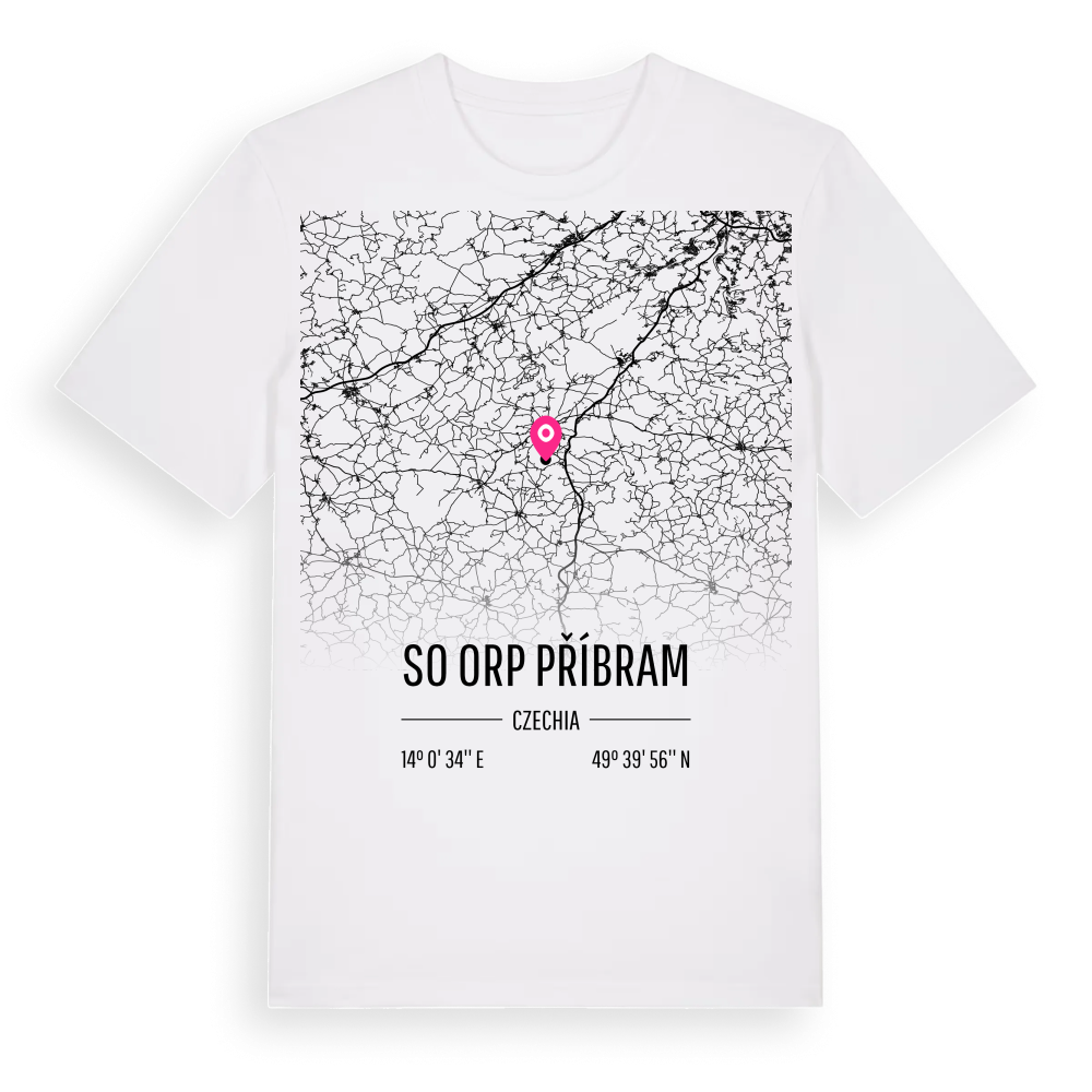 SO ORP Příbram karta t-shirt – White, i miljö