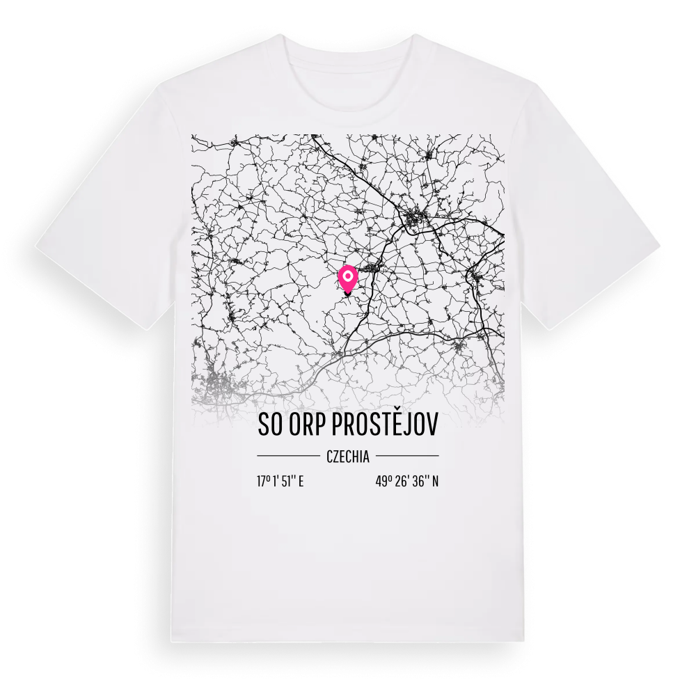 SO ORP Prostějov karta t-shirt – White, i miljö