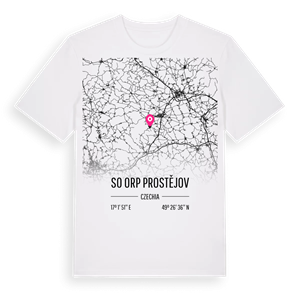 SO ORP Prostějov karta t-shirt – ekologisk bomull t-shirt från Pinshirt