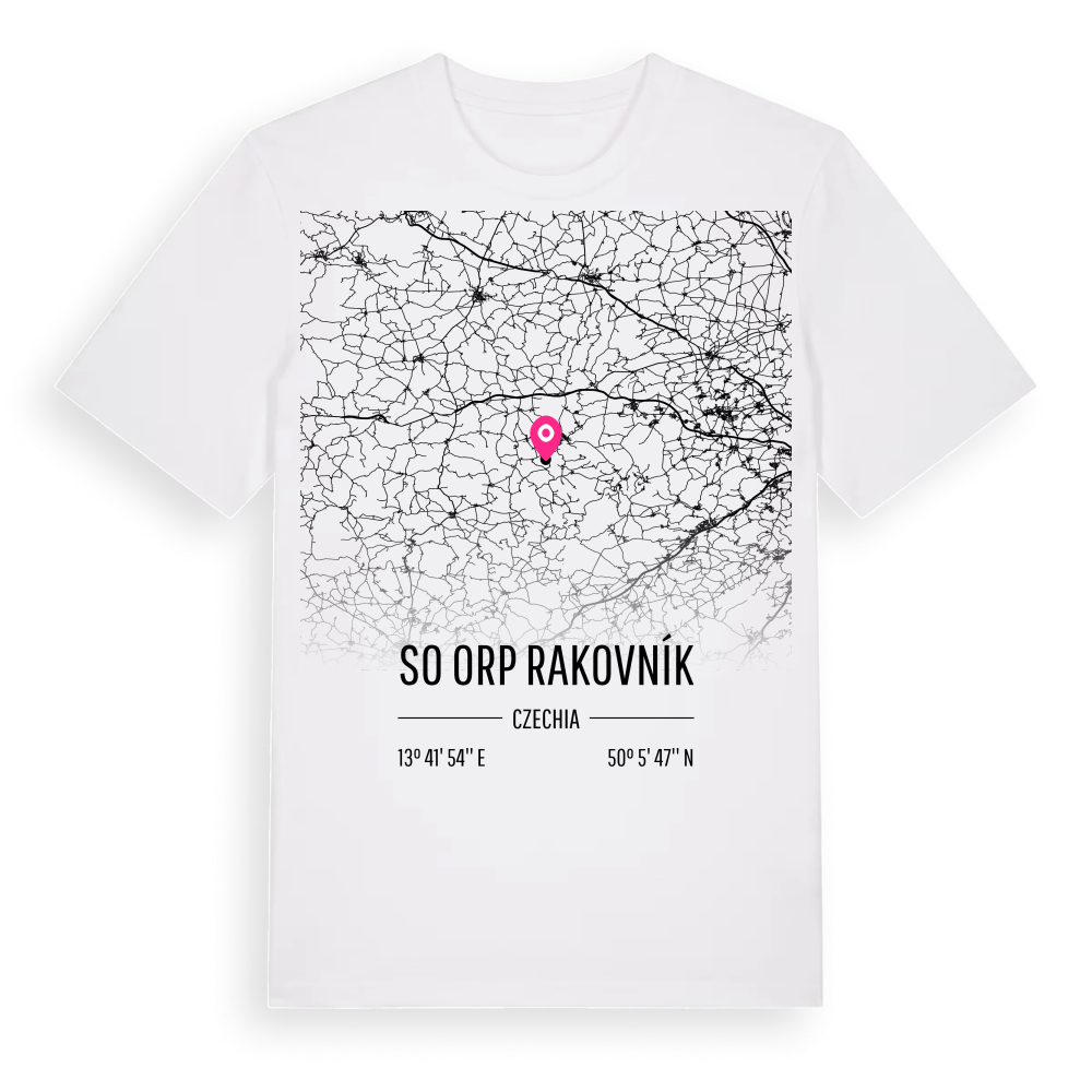 SO ORP Rakovník karta t-shirt – White, i miljö