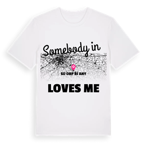 Någon i SO ORP Říčany älskar mig t-shirt – ekologisk bomull t-shirt från Pinshirt