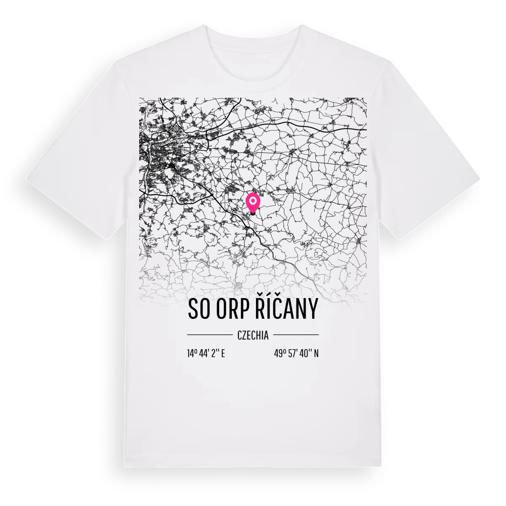 SO ORP Říčany karta t-shirt – White, i miljö