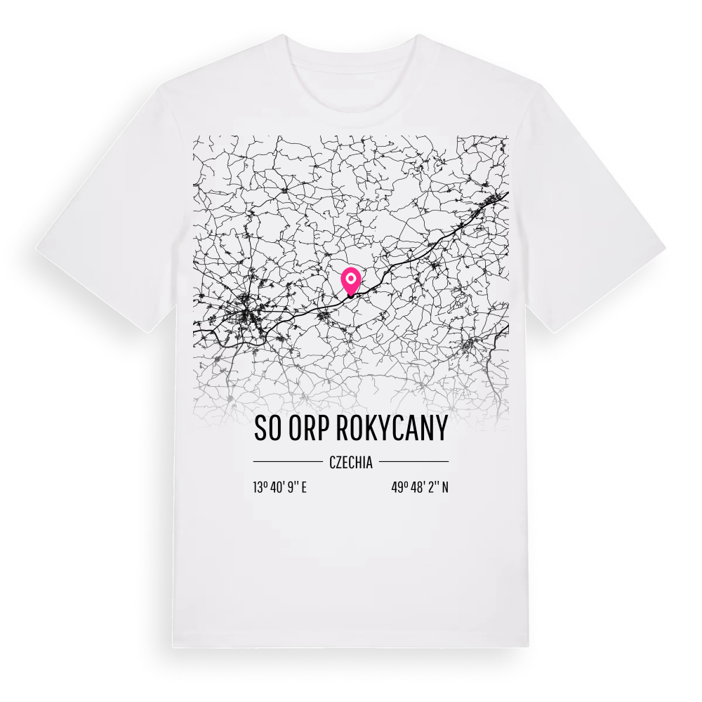 SO ORP Rokycany karta t-shirt – White, i miljö