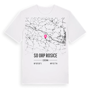 SO ORP Rosice karta t-shirt – ekologisk bomull t-shirt från Pinshirt